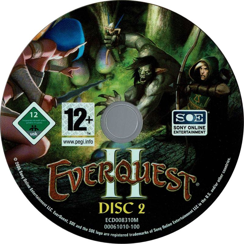 Media for EverQuest II: Echoes of Faydwer (Windows): Disc 2