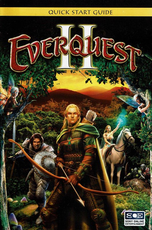 Manual for EverQuest II: Echoes of Faydwer (Windows): Front