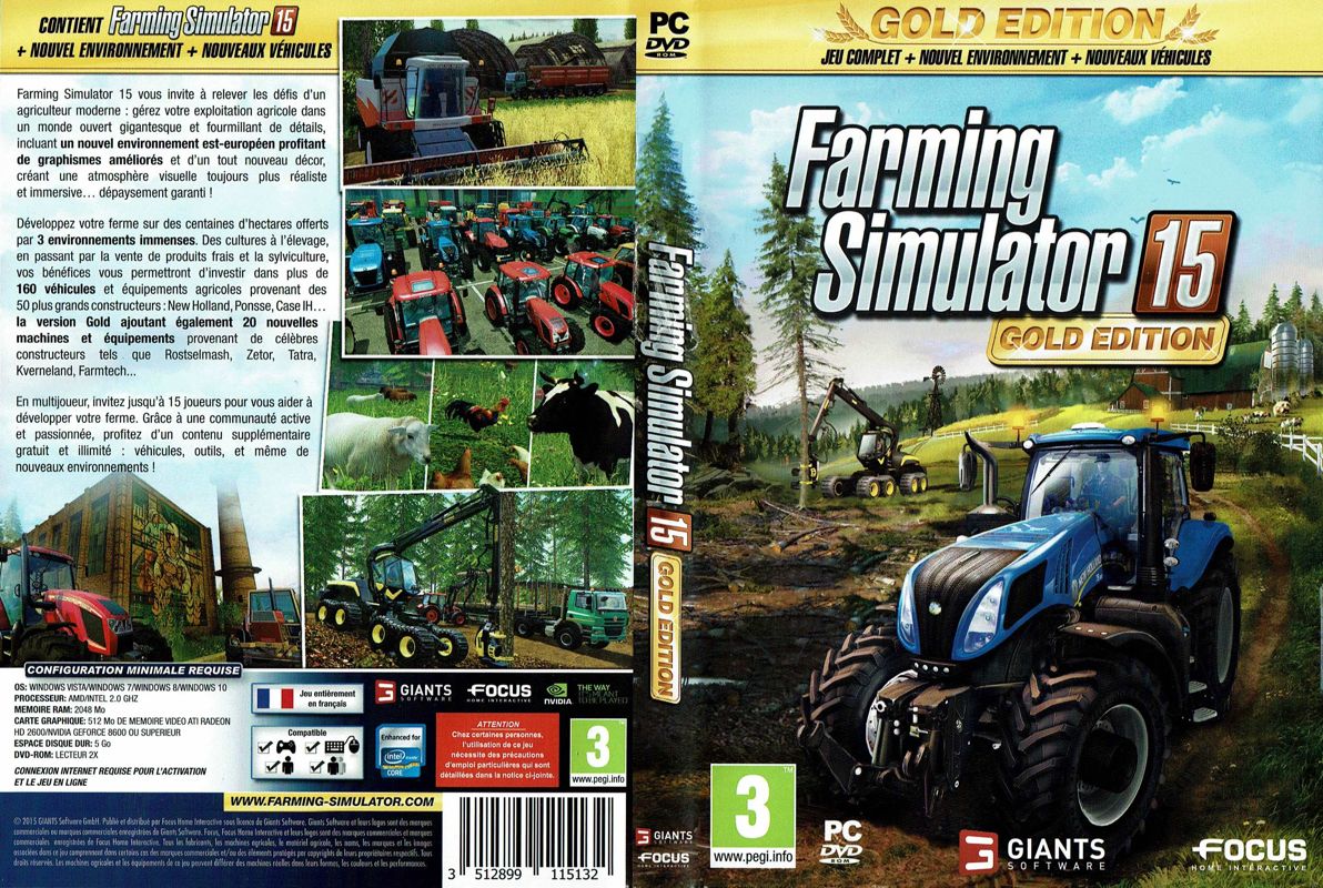Full Cover for Farming Simulator 15: Gold Edition (Windows)