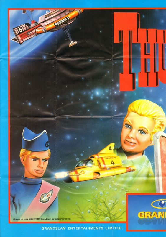 Extras for Thunderbirds (ZX Spectrum): poster (left side)