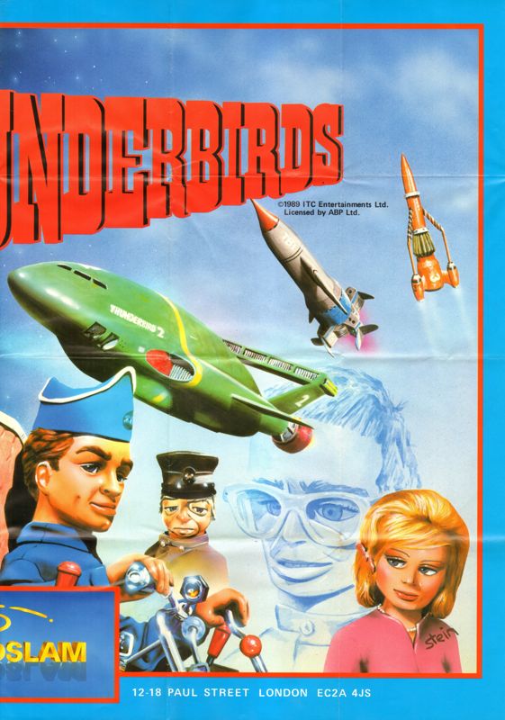 Extras for Thunderbirds (ZX Spectrum): poster (right side)