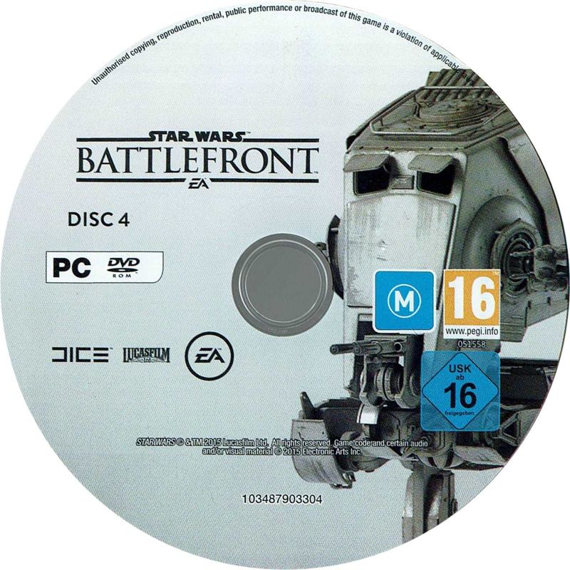 Media for Star Wars: Battlefront (Windows): Disc 4