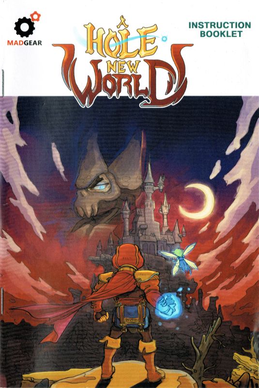 Manual for A Hole New World (Linux and Macintosh and Windows) (Physical copy for Kickstarter / PayPal backers): Front