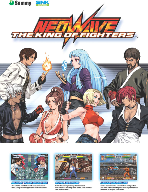 Front Cover for The King of Fighters: Neowave (Arcade) (From segaarcade.com)