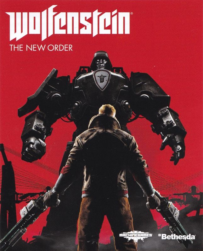 Manual for Wolfenstein: The New Order (PlayStation 4) (Re-release): Front