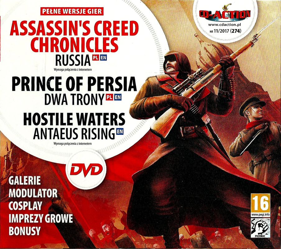 Other for Assassin's Creed Chronicles: Russia (Windows) (CD-Action magazine 11/2017 covermount): Paper Disc Sleeve - Front