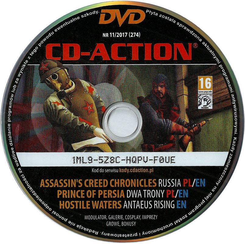 Media for Assassin's Creed Chronicles: Russia (Windows) (CD-Action magazine 11/2017 covermount)