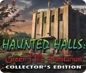 Front Cover for Haunted Halls: Green Hills Sanitarium (Collector's Edition) (Windows) (Big Fish Games release)