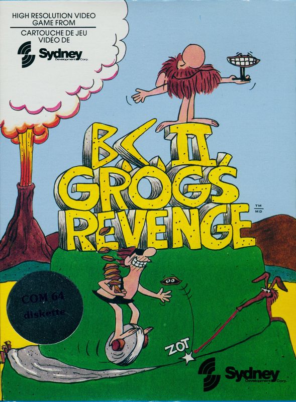 Front Cover for B.C. II: Grog's Revenge (Commodore 64)