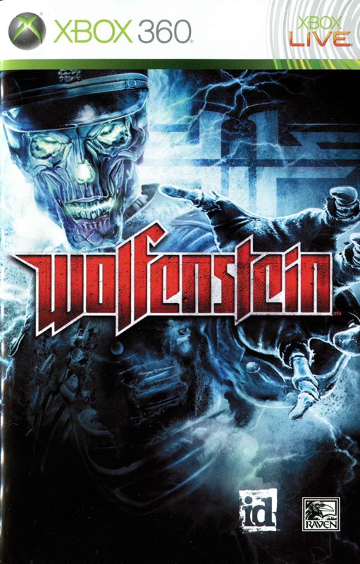 Manual for Wolfenstein (Xbox 360): Front