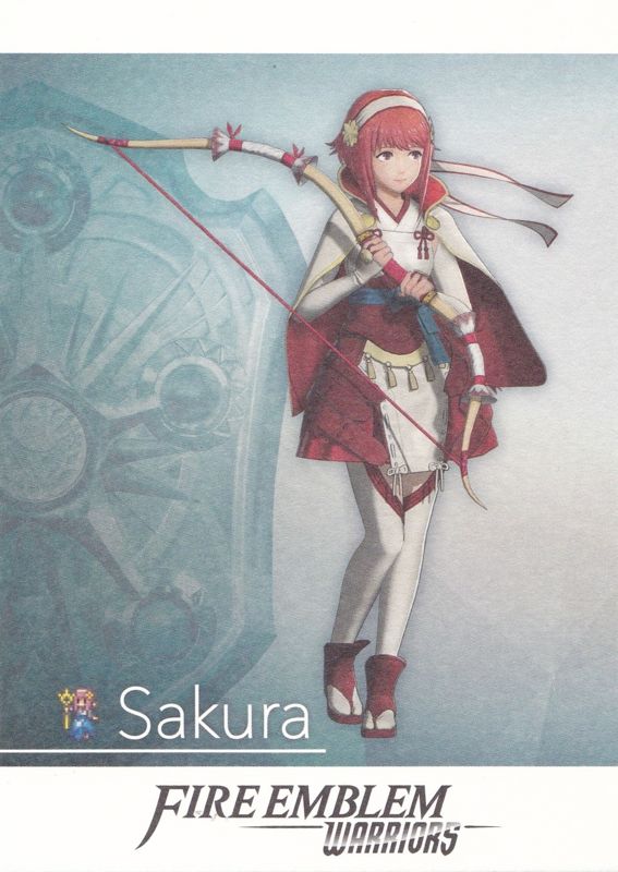 Extras for Fire Emblem: Warriors (Special Edition) (Nintendo Switch): Art Card - Sakura