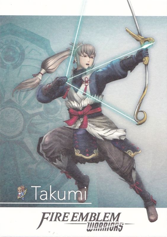 Extras for Fire Emblem: Warriors (Special Edition) (Nintendo Switch): Art Card - Takumi