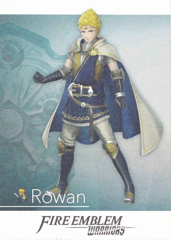 Extras for Fire Emblem: Warriors (Special Edition) (Nintendo Switch): Art Card - Rowan