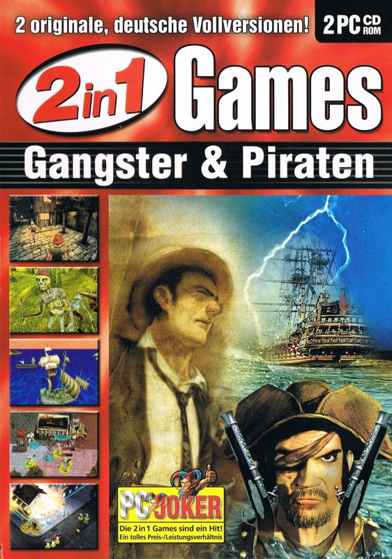 Front Cover for 2 in 1 Games: Gangster & Piraten (Windows)