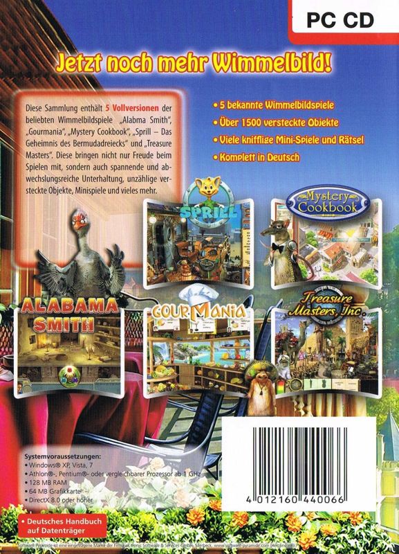 Back Cover for Best of Wimmelbild 2 (Windows) (Software Pyramide release)