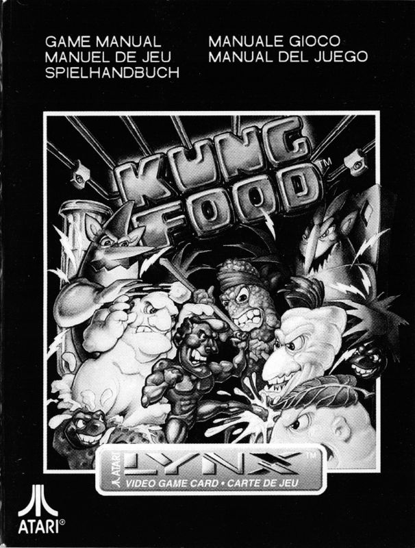 Manual for Kung Food (Lynx): Front