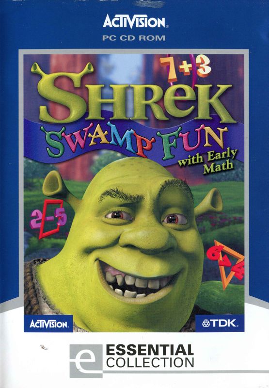 Front Cover for Shrek: Swamp Fun with Early Math (Windows) (Essential Collection release)