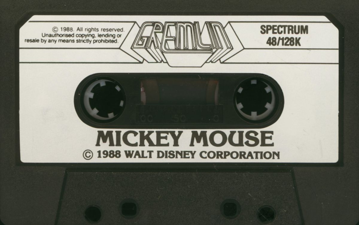 Media for Mickey Mouse: The Computer Game (ZX Spectrum)