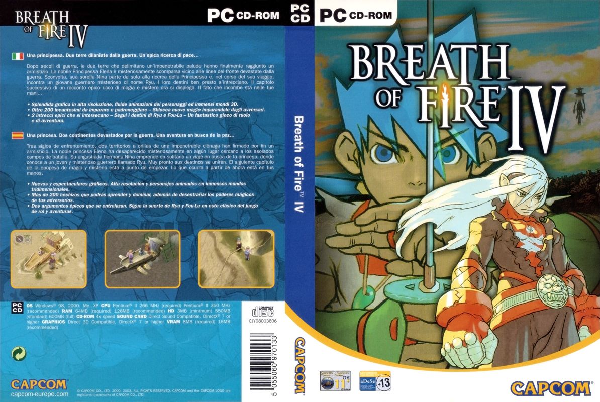 Front Cover for Breath of Fire IV (Windows)