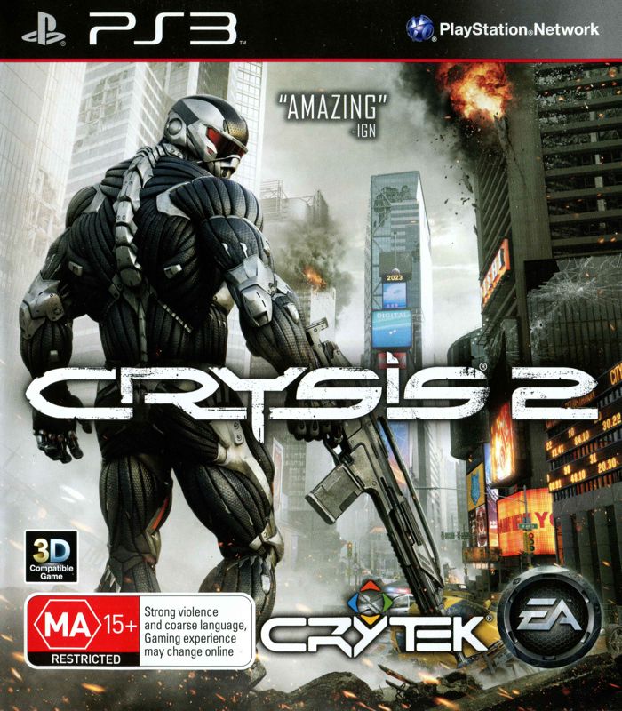 Front Cover for Crysis 2 (PlayStation 3)