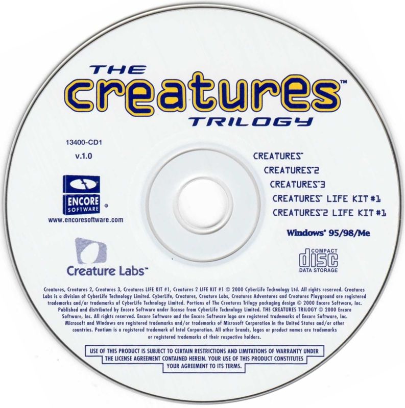 Media for The Creatures Trilogy (Windows)