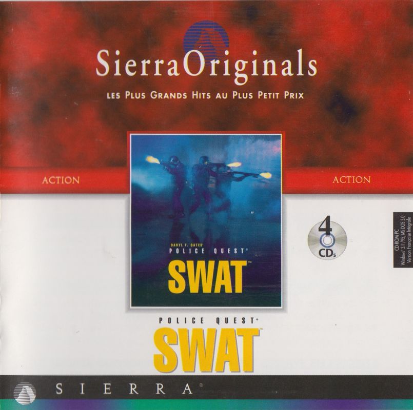 Manual for Daryl F. Gates' Police Quest: SWAT (DOS and Windows and Windows 16-bit) (SierraOriginals release): Front