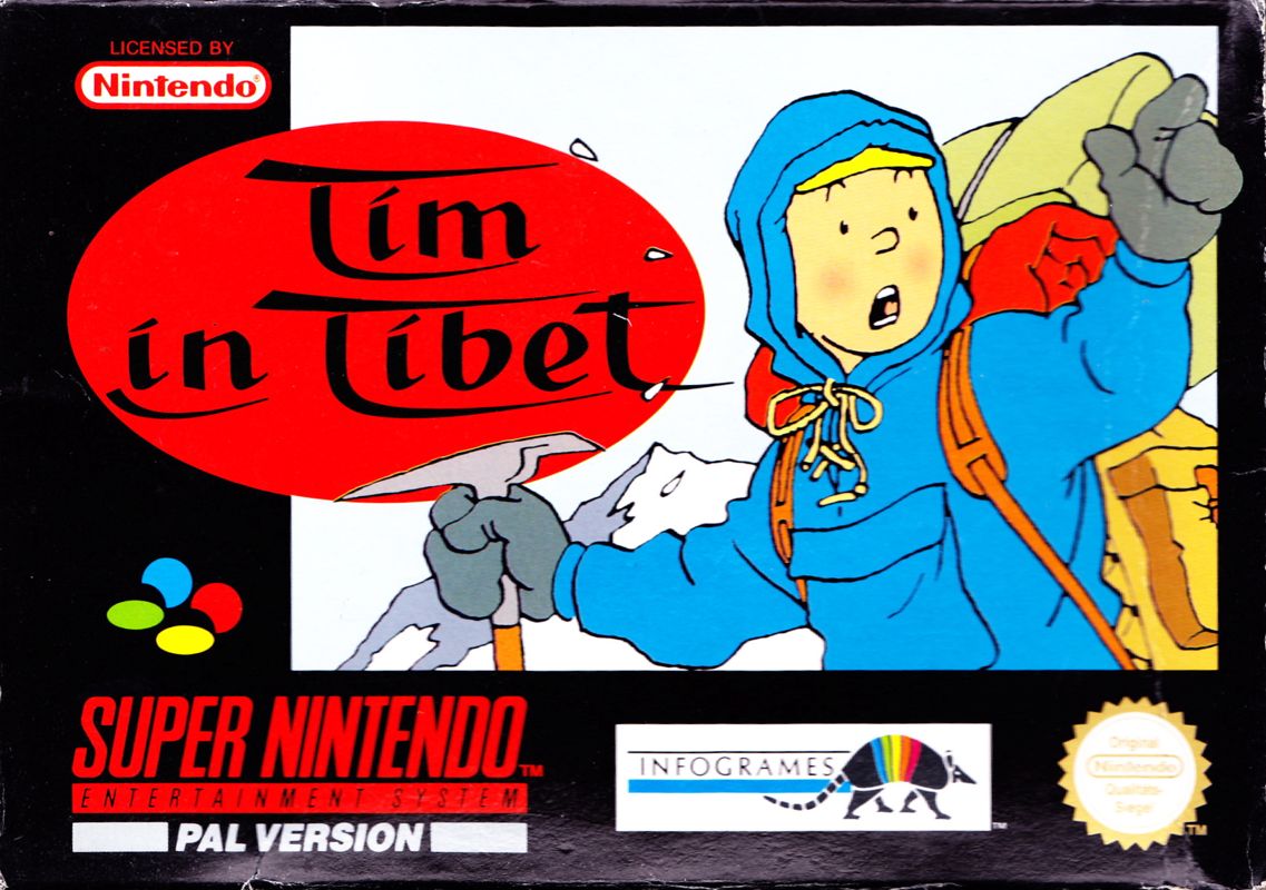 Front Cover for Tintin in Tibet (SNES)