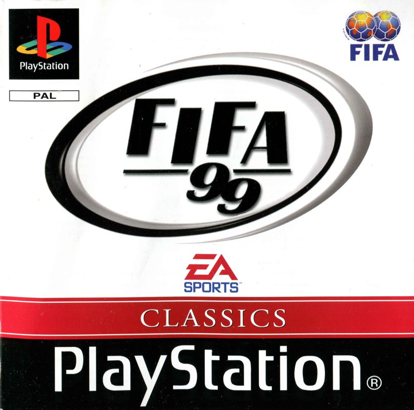Manual for FIFA 99 (PlayStation) (EA Sports Classics release): Front