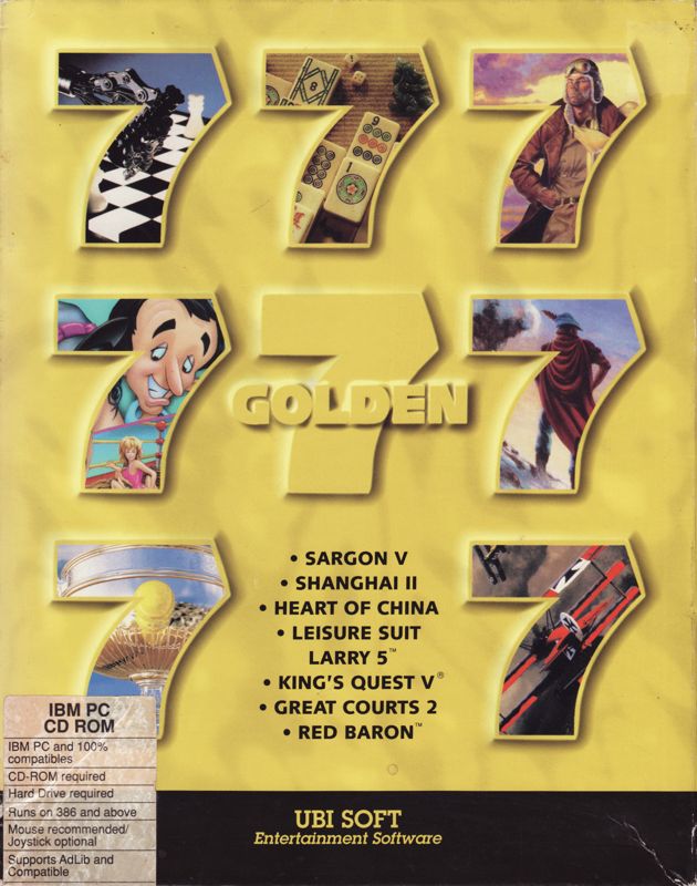 Front Cover for Golden 7 (DOS)