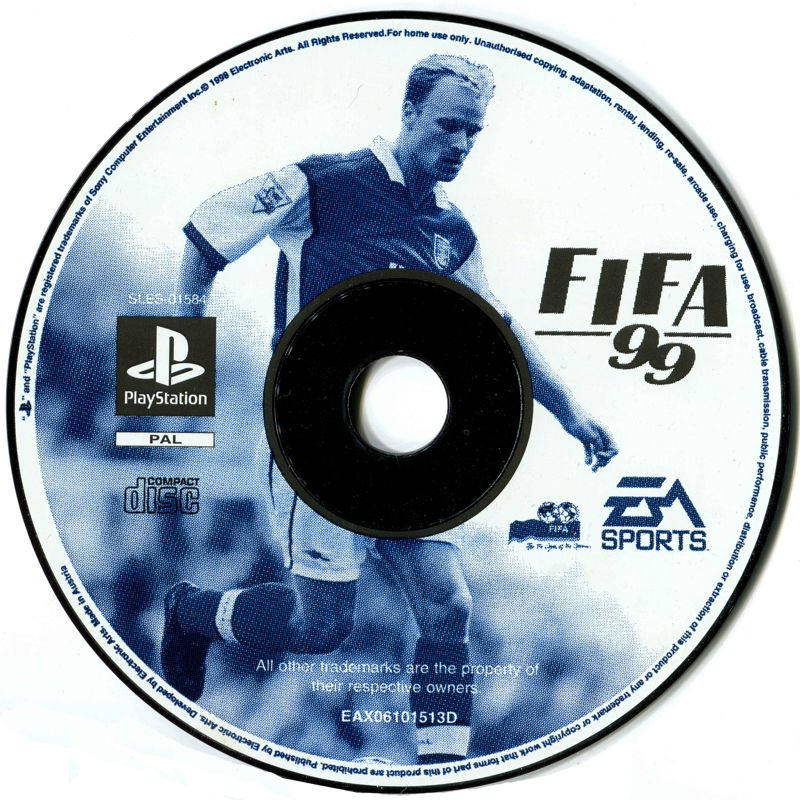Media for FIFA 99 (PlayStation) (EA Sports Classics release)