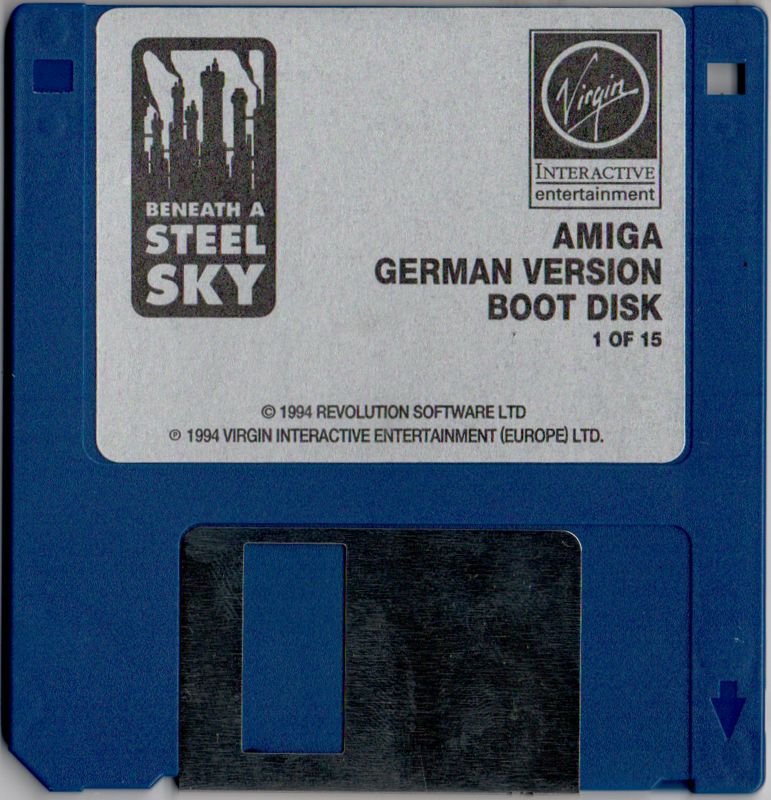 Media for Beneath a Steel Sky (Amiga): Disk 1