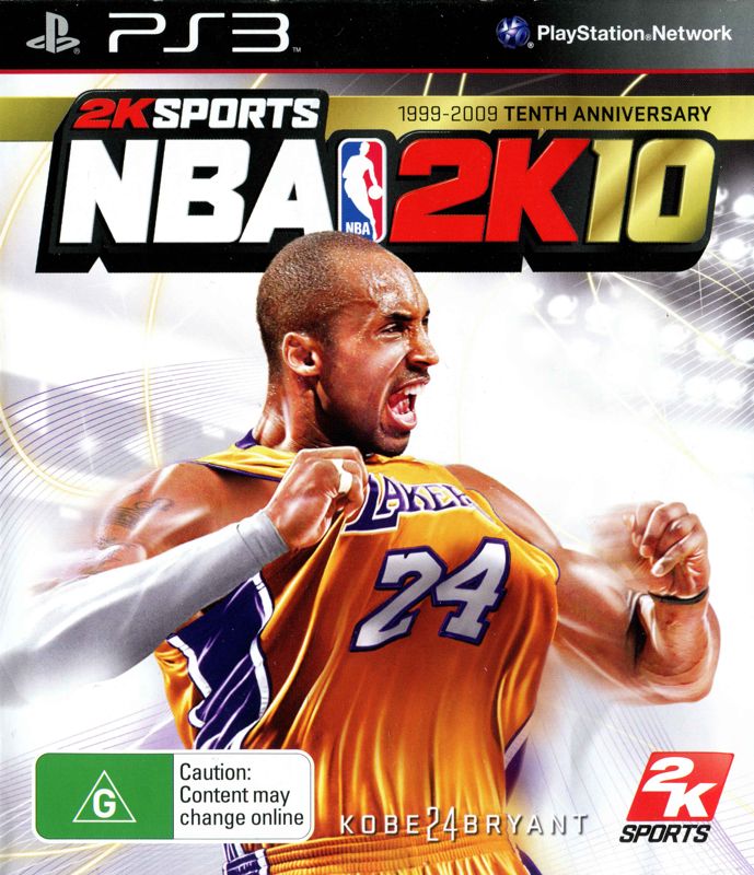 NBA 2K10 cover or packaging material - MobyGames