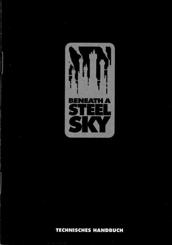 Manual for Beneath a Steel Sky (Amiga): Technisches Handbuch - Front