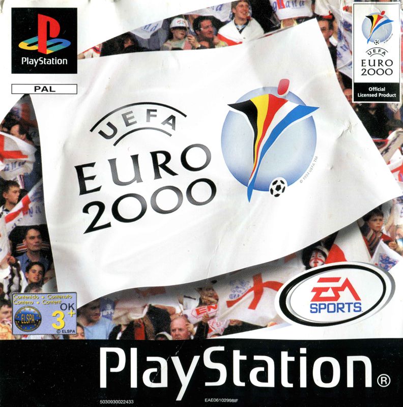 Front Cover for UEFA Euro 2000 (PlayStation)