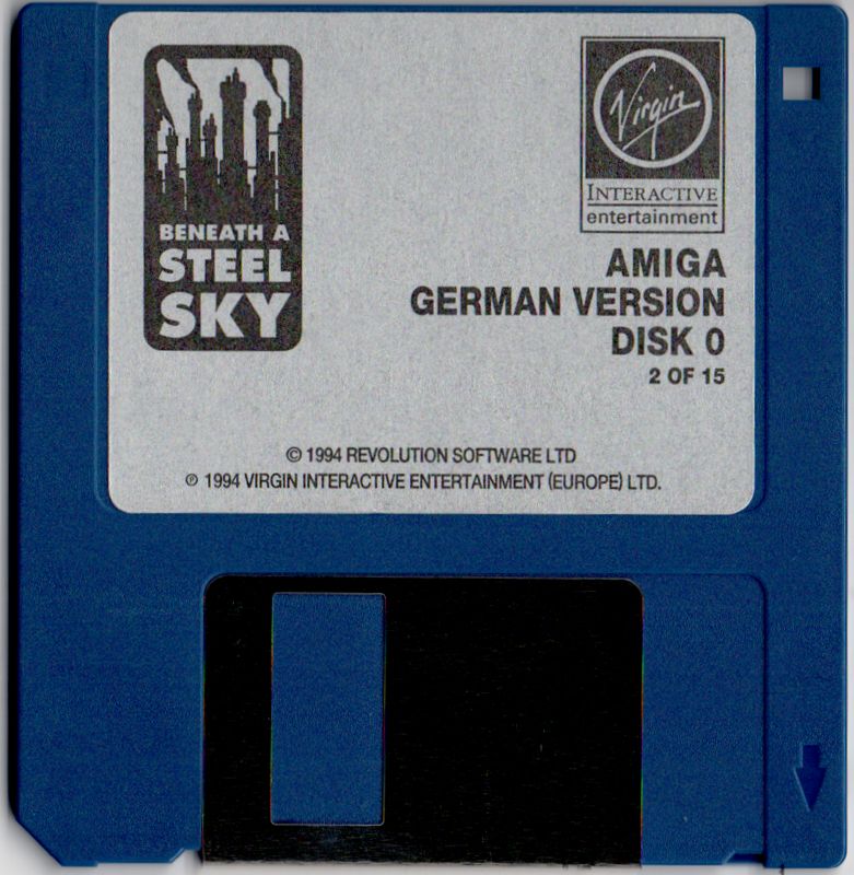 Media for Beneath a Steel Sky (Amiga): Disk 2