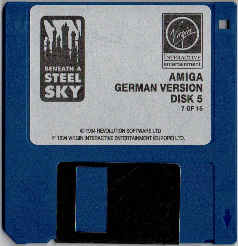 Media for Beneath a Steel Sky (Amiga): Disk 7