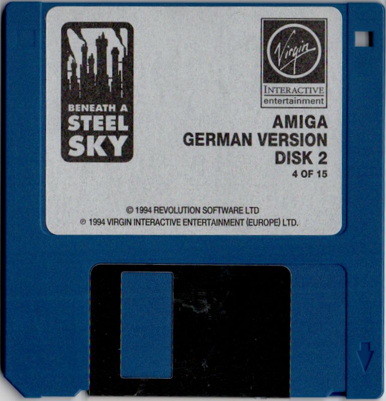 Media for Beneath a Steel Sky (Amiga): Disk 4
