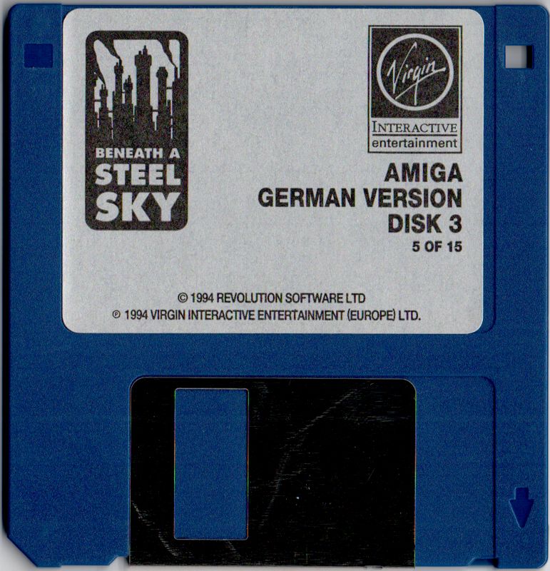 Media for Beneath a Steel Sky (Amiga): Disk 5