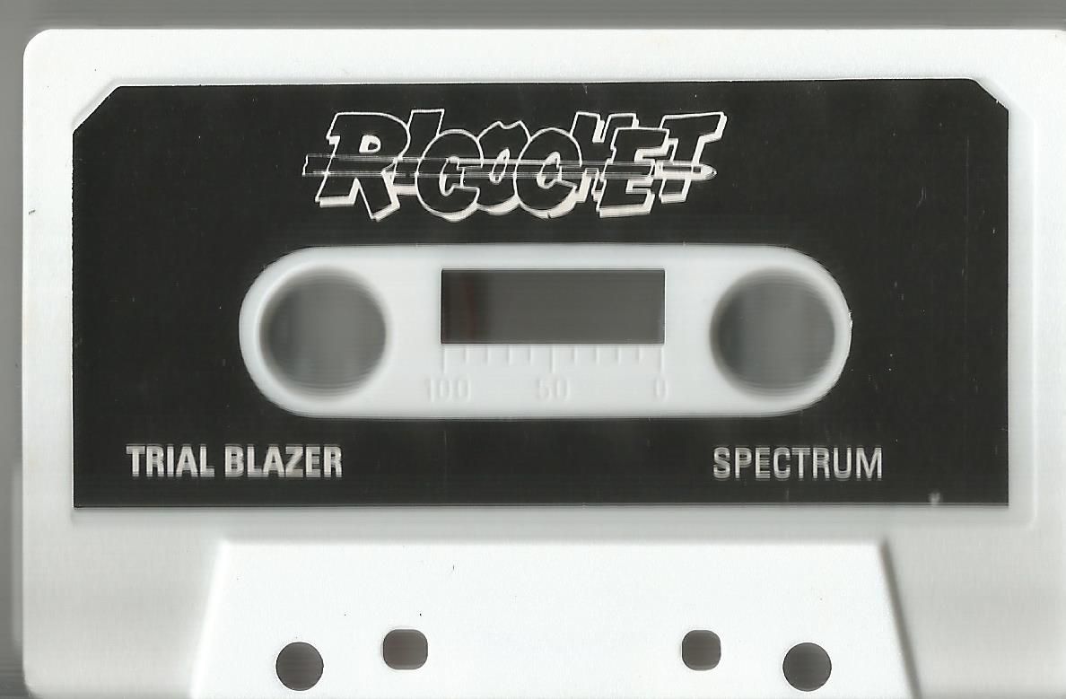 Media for Trailblazer (ZX Spectrum) (Ricochet! budget release)