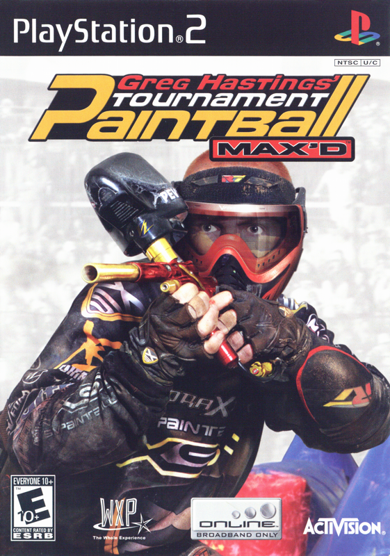 Front Cover for Greg Hastings' Tournament Paintball Max'd (PlayStation 2)