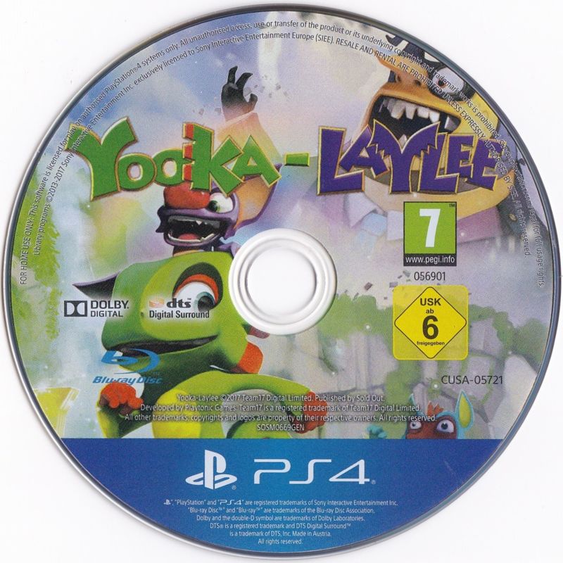 Media for Yooka-Laylee (PlayStation 4)