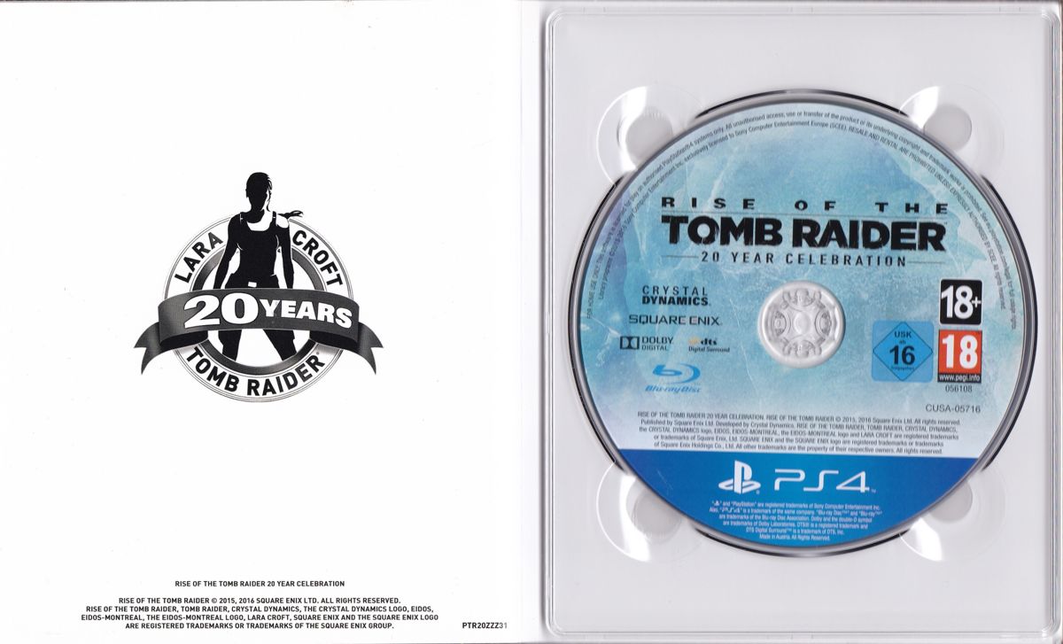 Other for Rise of the Tomb Raider: 20 Year Celebration (PlayStation 4): Digipak - Inside Page 15