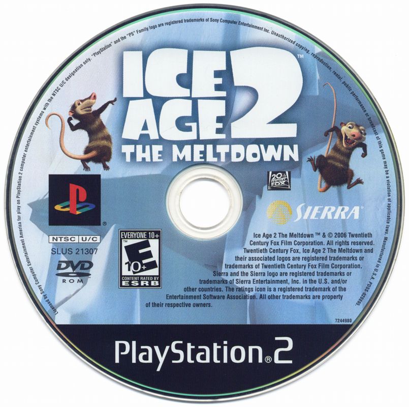 Media for Ice Age 2: The Meltdown (PlayStation 2)