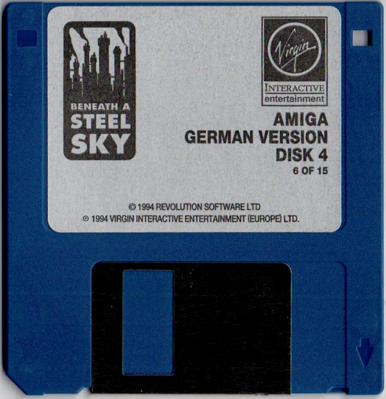 Media for Beneath a Steel Sky (Amiga): Disk 6