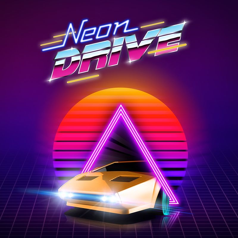 Front Cover for Neon Drive (PlayStation 4) (download release)