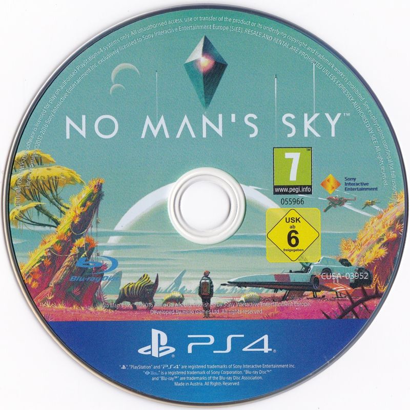 Media for No Man's Sky (Limited Edition) (PlayStation 4)