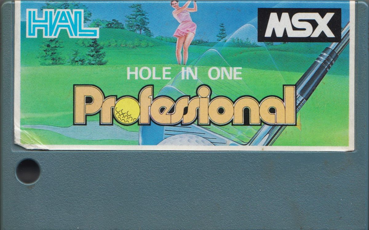 Media for Hole in One Professional (MSX): Front