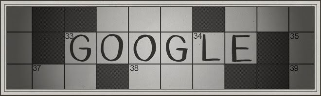 Front Cover for 100th Anniversary of the Crossword Puzzle (Browser) (Doodles Archive)