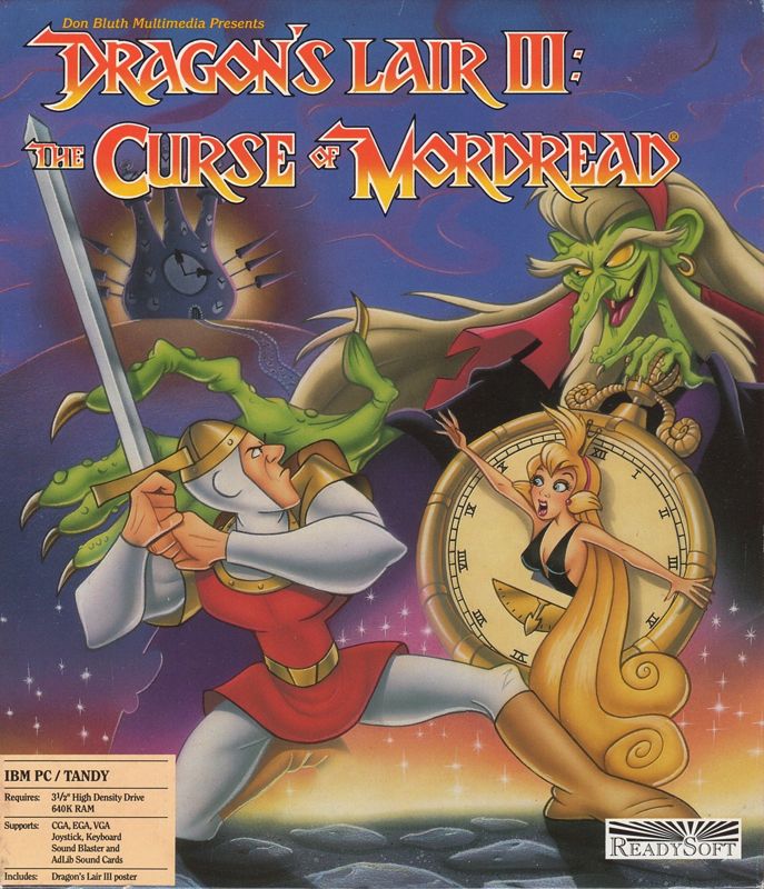Front Cover for Dragon's Lair III: The Curse of Mordread (DOS)