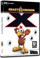 Front Cover for Crazy Chicken X (Windows) (Play Games release)